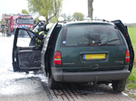 Prio 1 Brand Wegvervoer Auto Trekwei Driezum